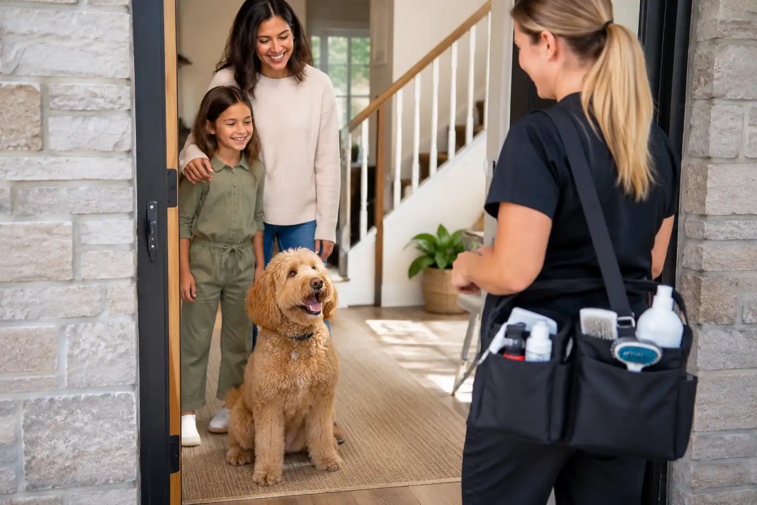 Busy Families with pet